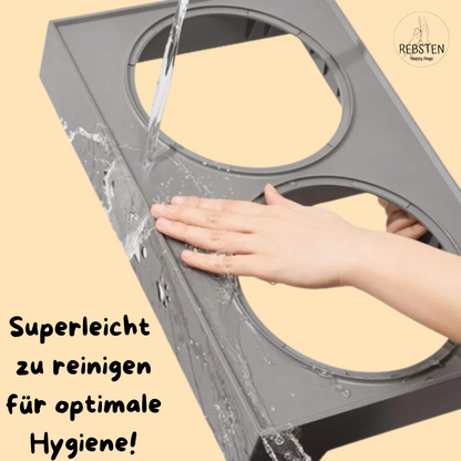 ErgoNapf – ergonomischer, höhenverstellbarer Futternapf