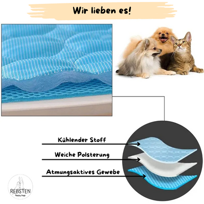 "Hitzefrei" Hunde-Kühlmatte